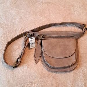 Tilly's Faux Suede Belt Bag - NWT